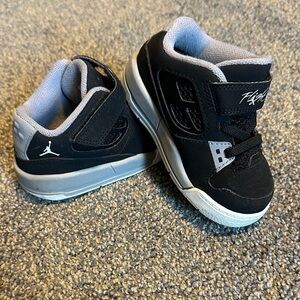 Jordan Flight Black and Gray Sneakers